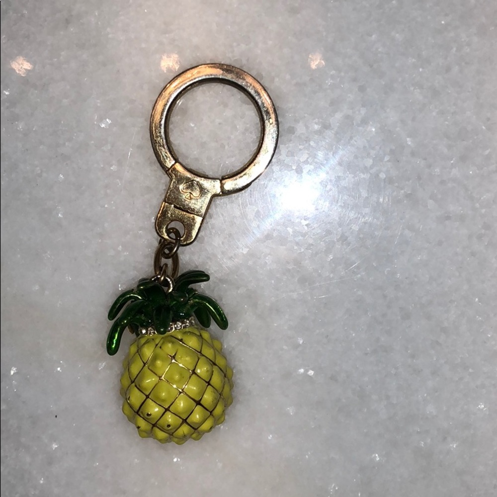 kate spade pineapple key chain
